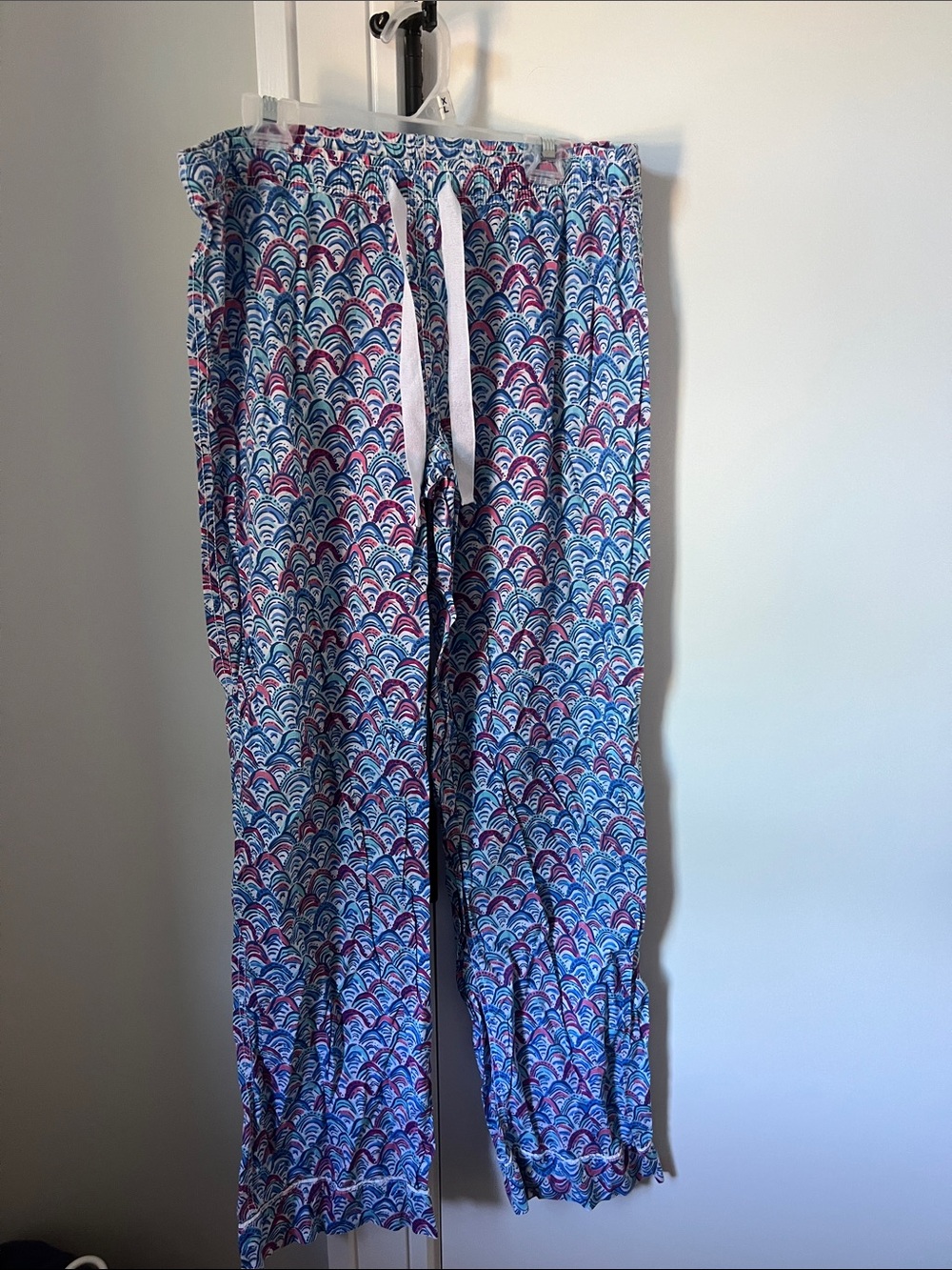 Lilly Pulitzer Blue, Teal & Pink Printed Lounge Pants